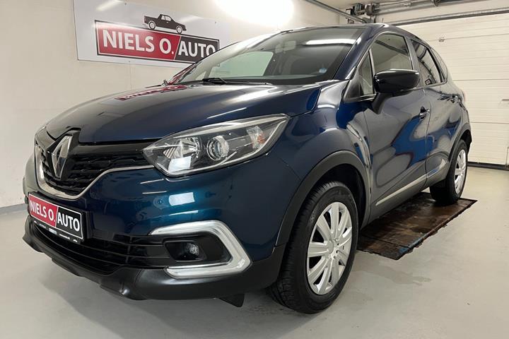 Blå Renault Captur fra 2018