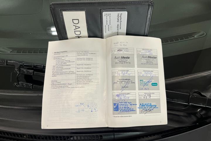 Sort Toyota Aygo fra 2011