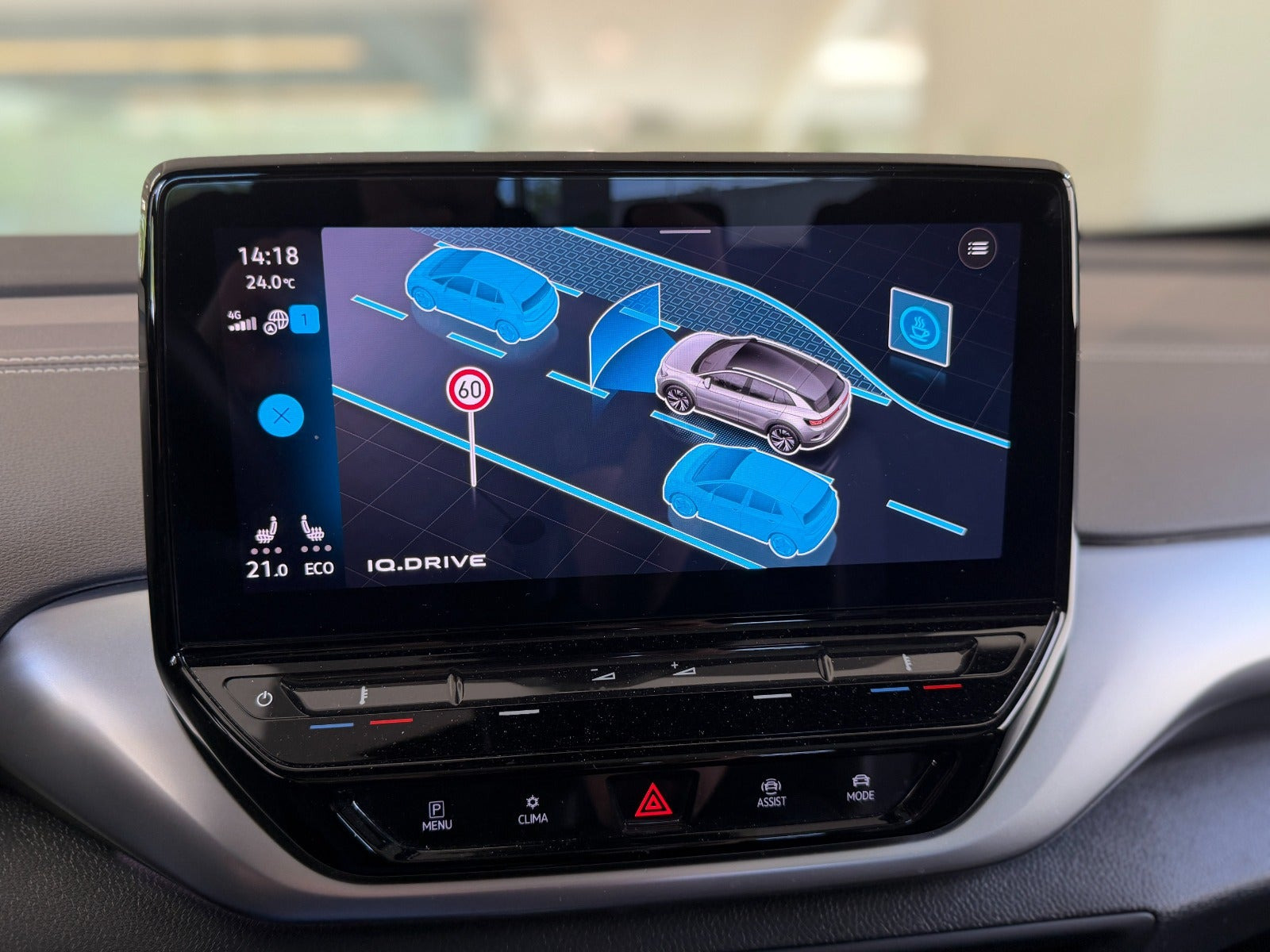 Grå VW ID.4 fra 2023