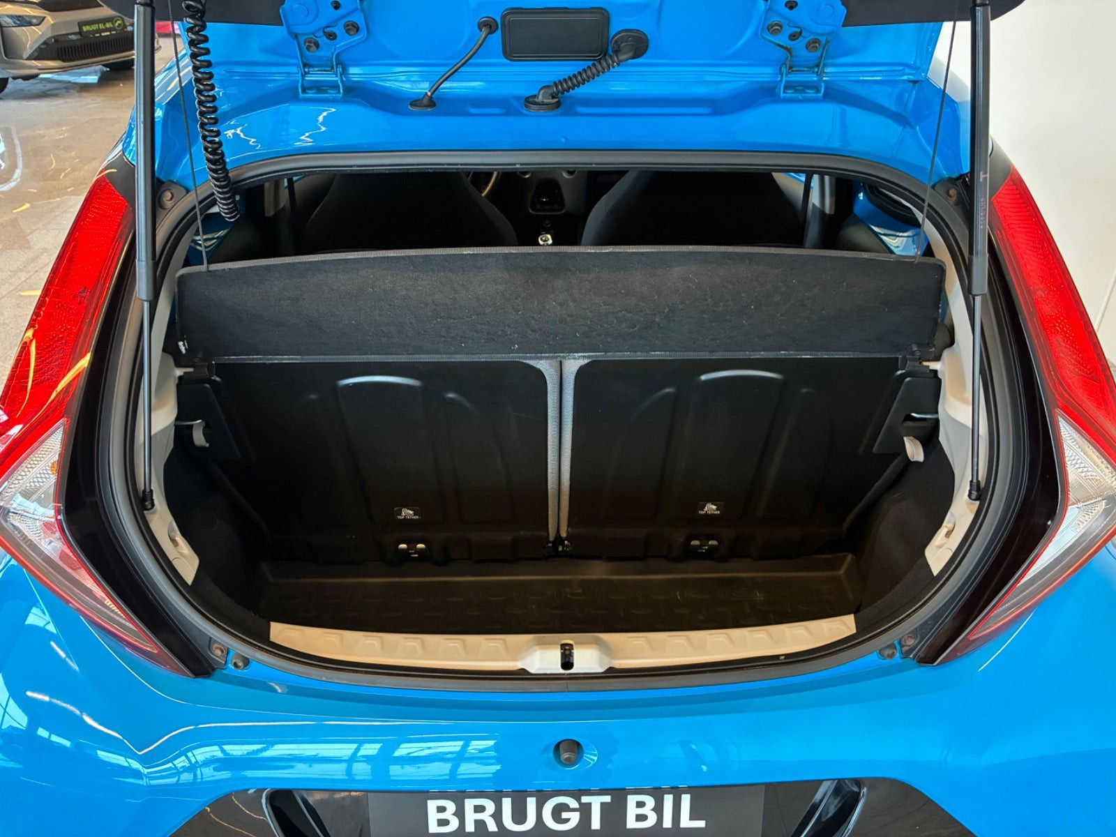 Blå Toyota Aygo fra 2019