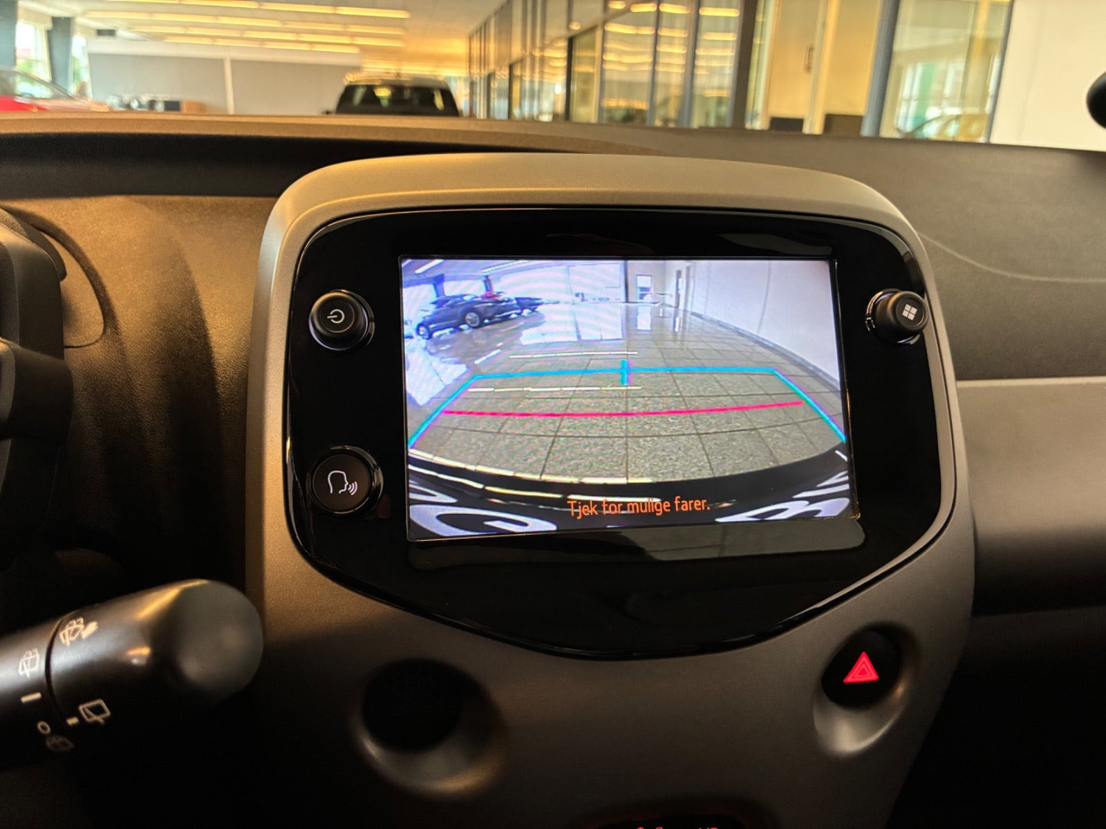 Blå Toyota Aygo fra 2019