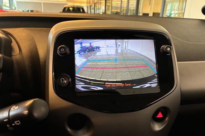 Blå Toyota Aygo fra 2019