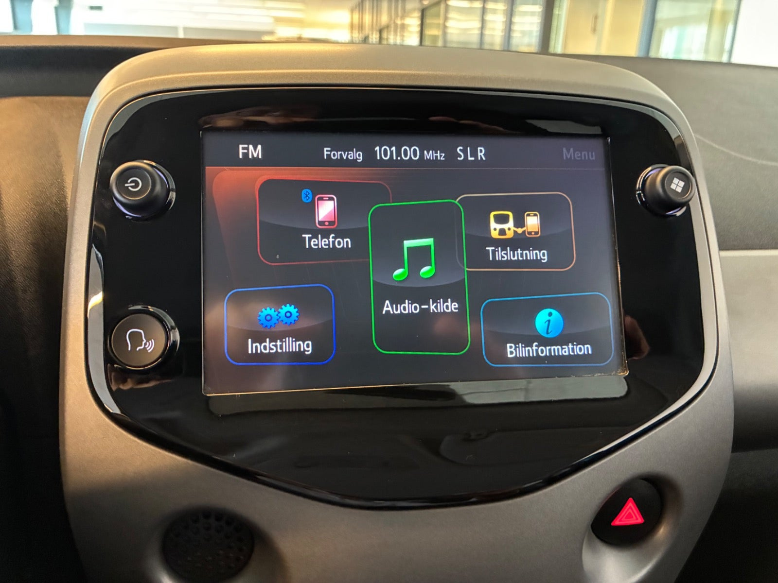 Blå Toyota Aygo fra 2019