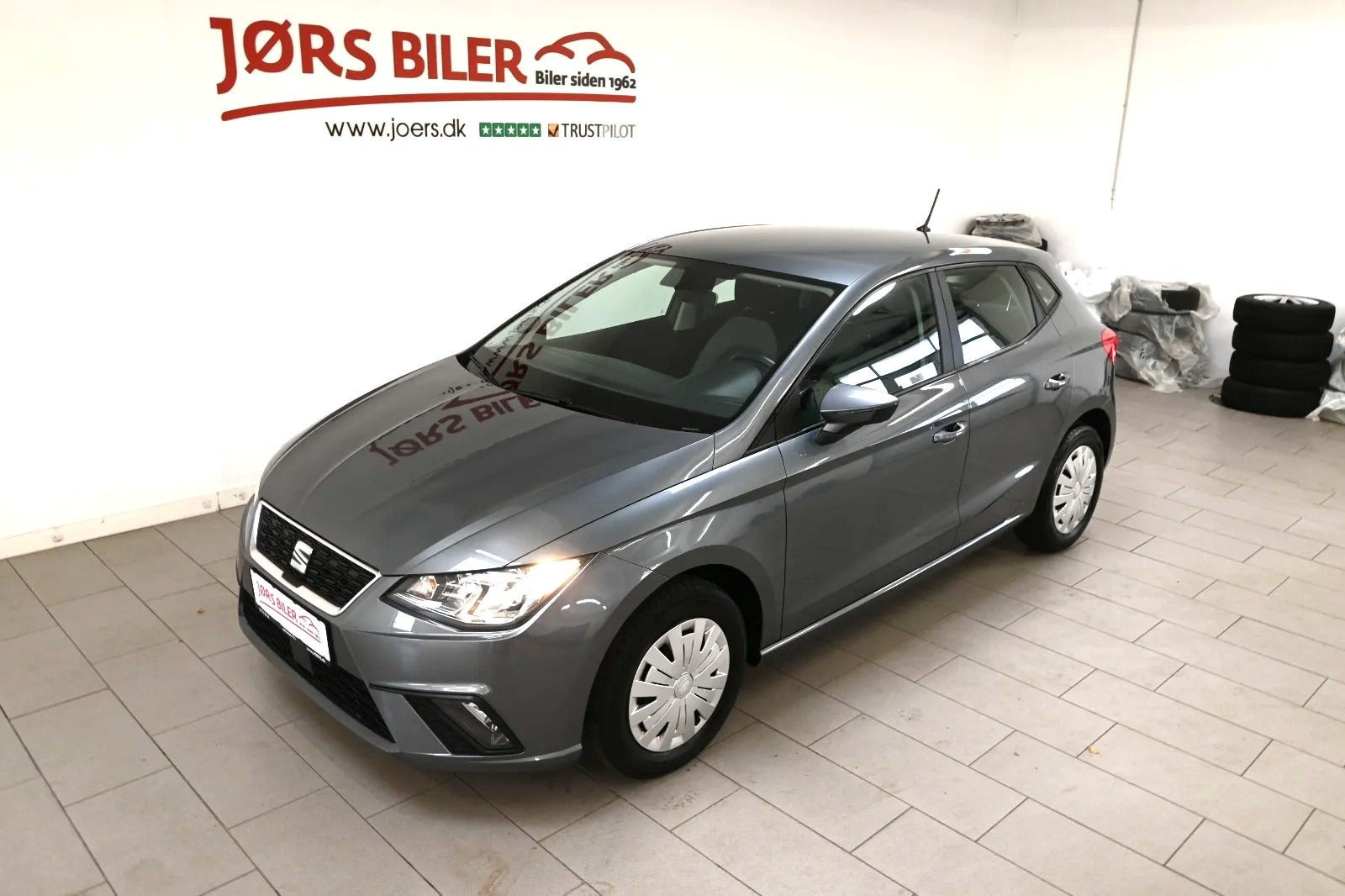 Grå Seat Ibiza fra 2018