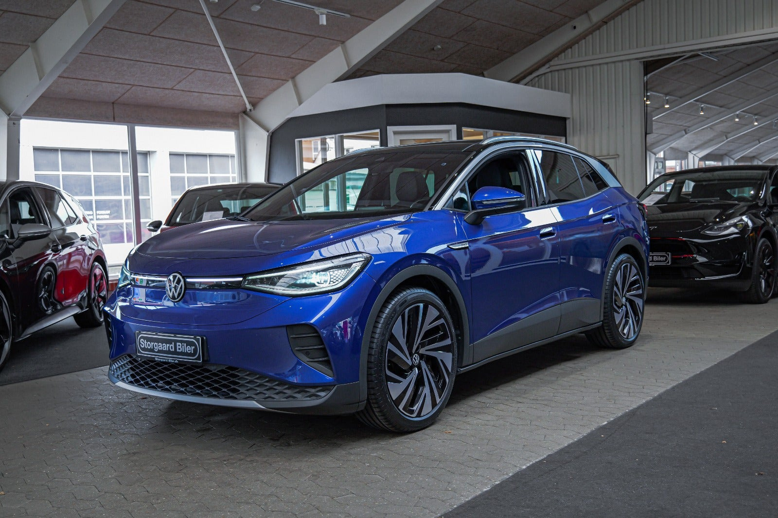 Blå VW ID.4 fra 2023