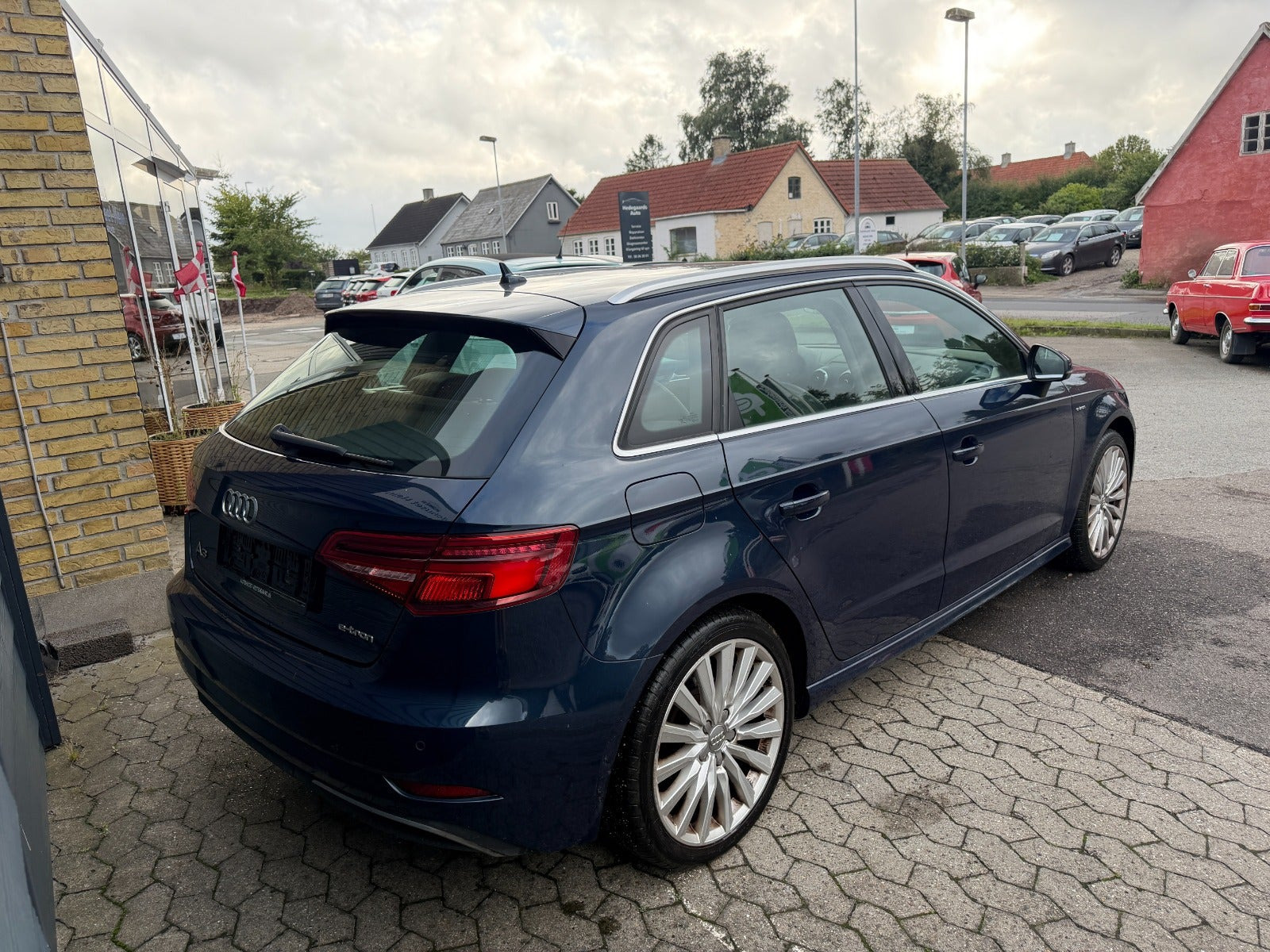 Blå Audi A3 fra 2018