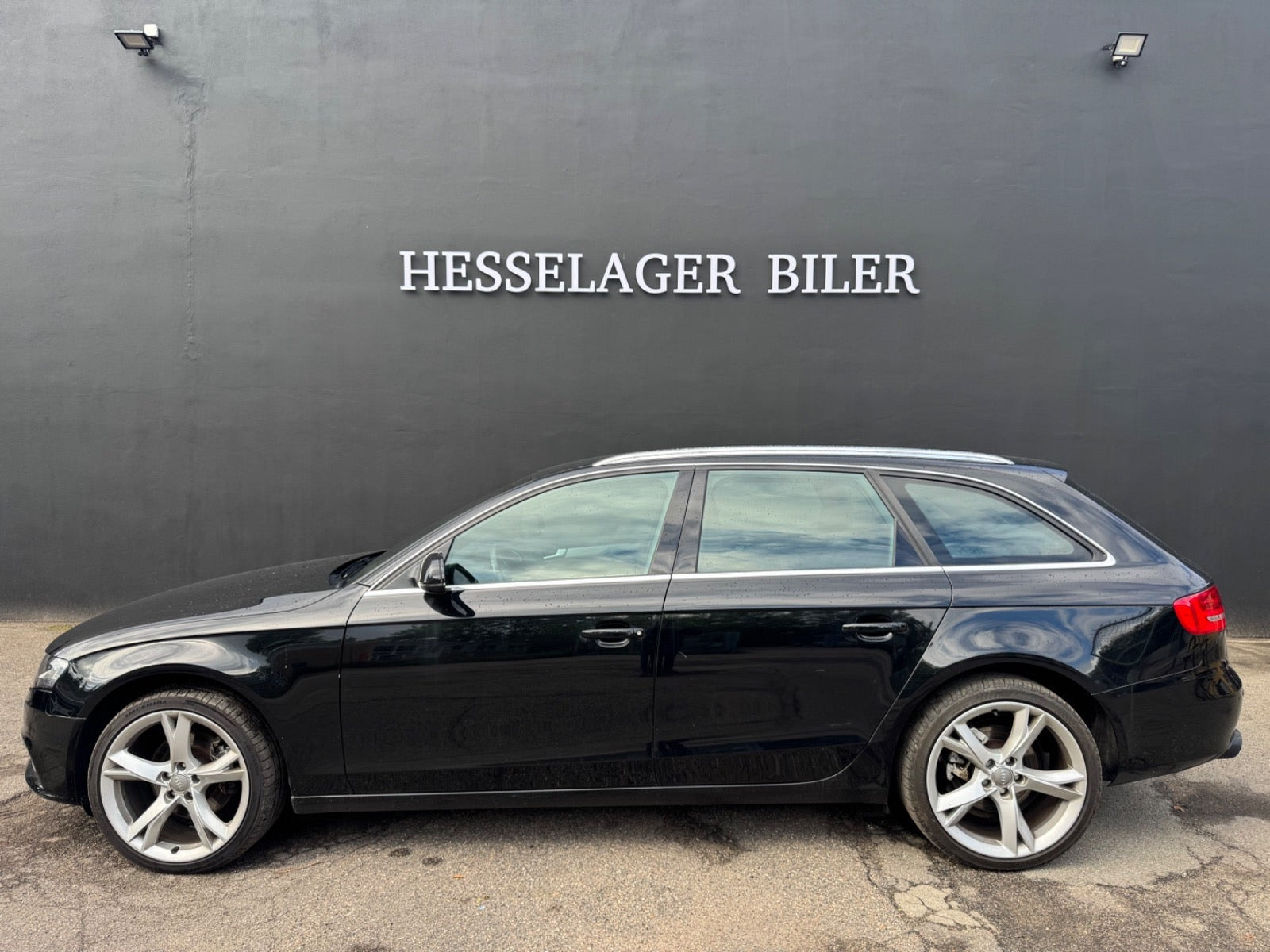 Sort Audi A4 fra 2010