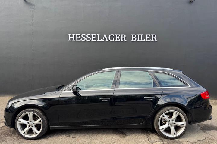 Sort Audi A4 fra 2010