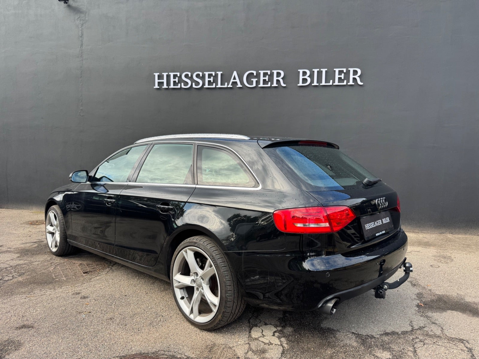 Sort Audi A4 fra 2010