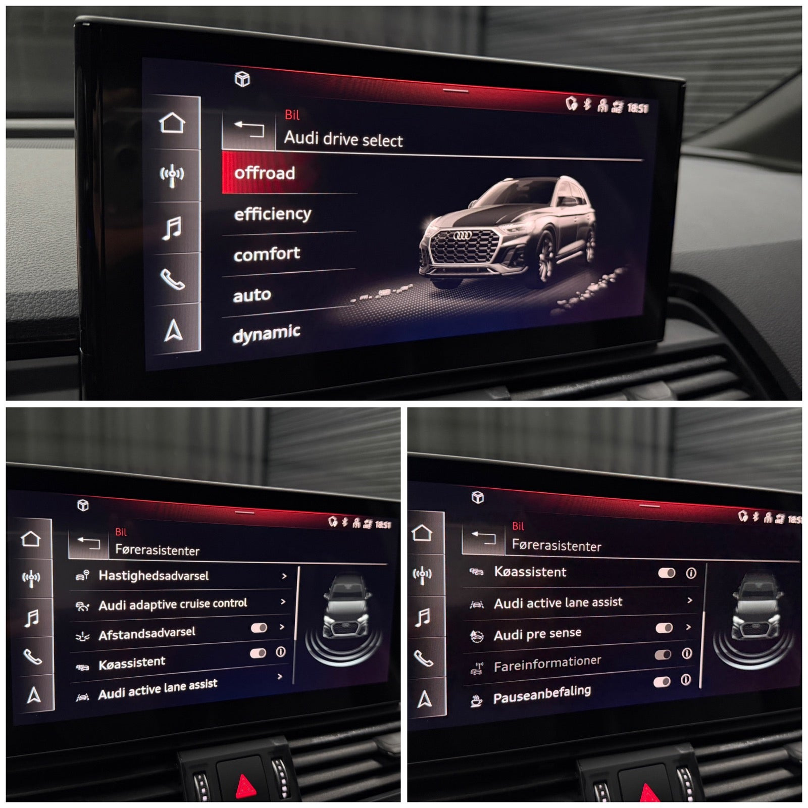 Grøn Audi Q5 fra 2022
