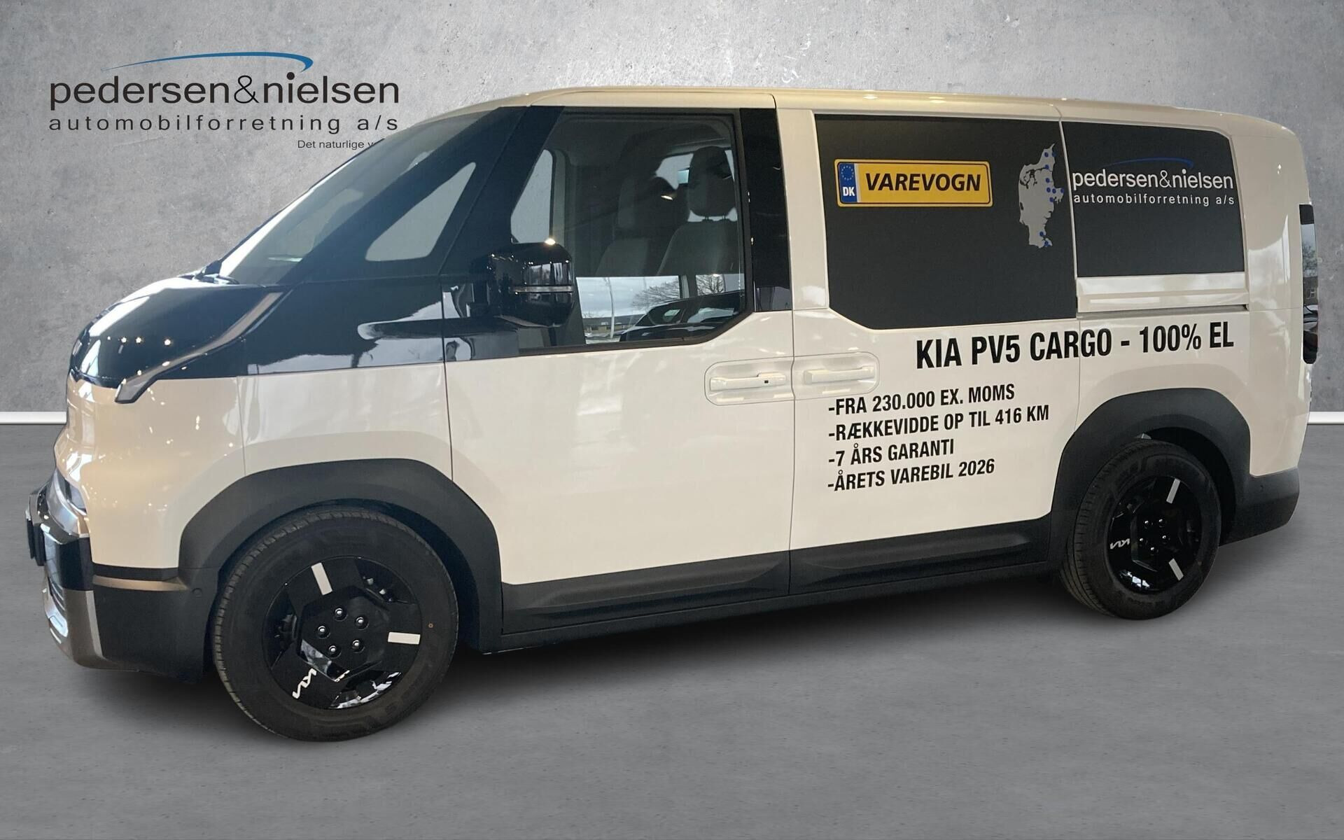Hvid Kia PV5 Cargo fra 2026