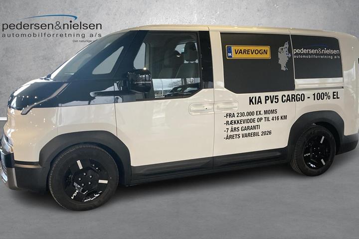 Hvid Kia PV5 Cargo fra 2026