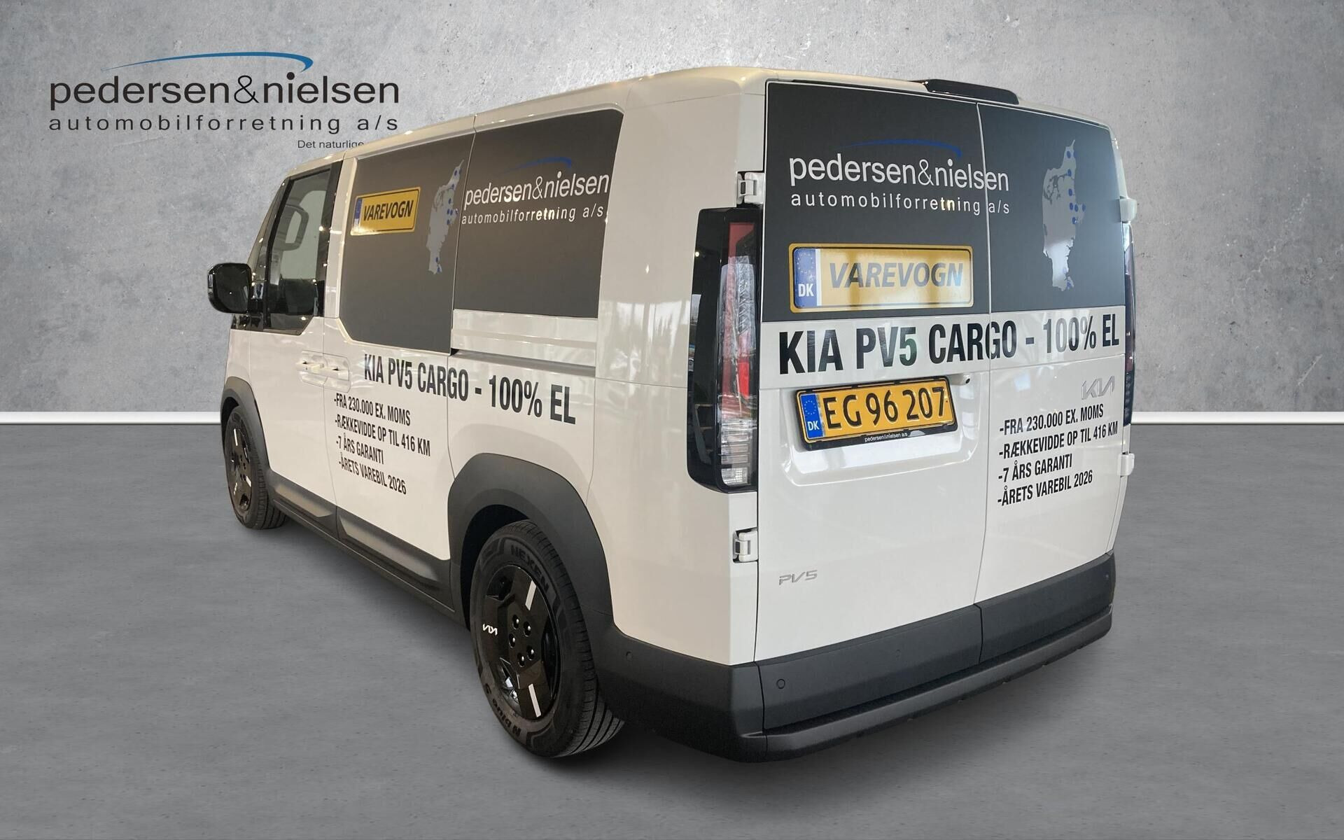 Hvid Kia PV5 Cargo fra 2026