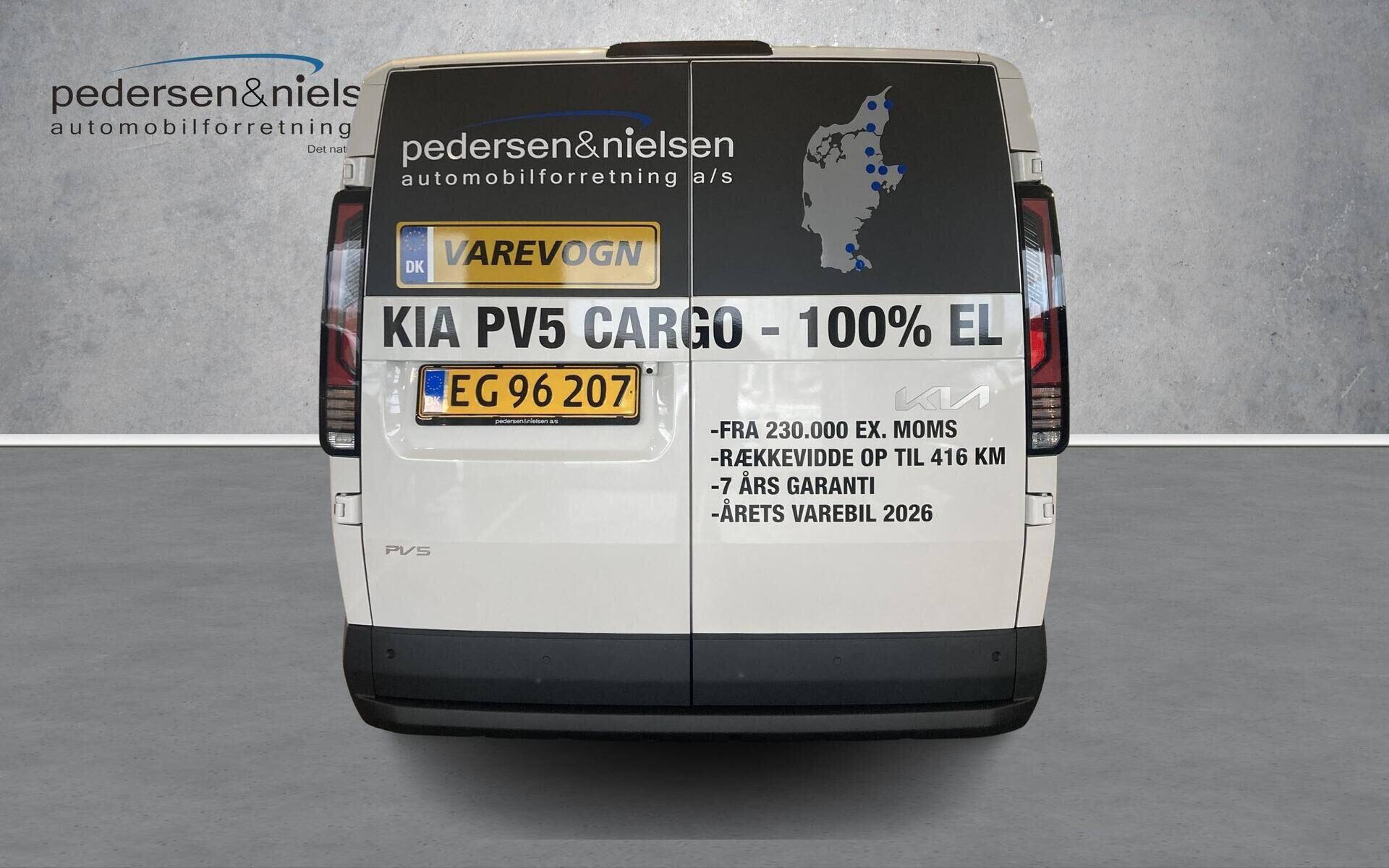 Hvid Kia PV5 Cargo fra 2026