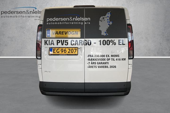 Hvid Kia PV5 Cargo fra 2026