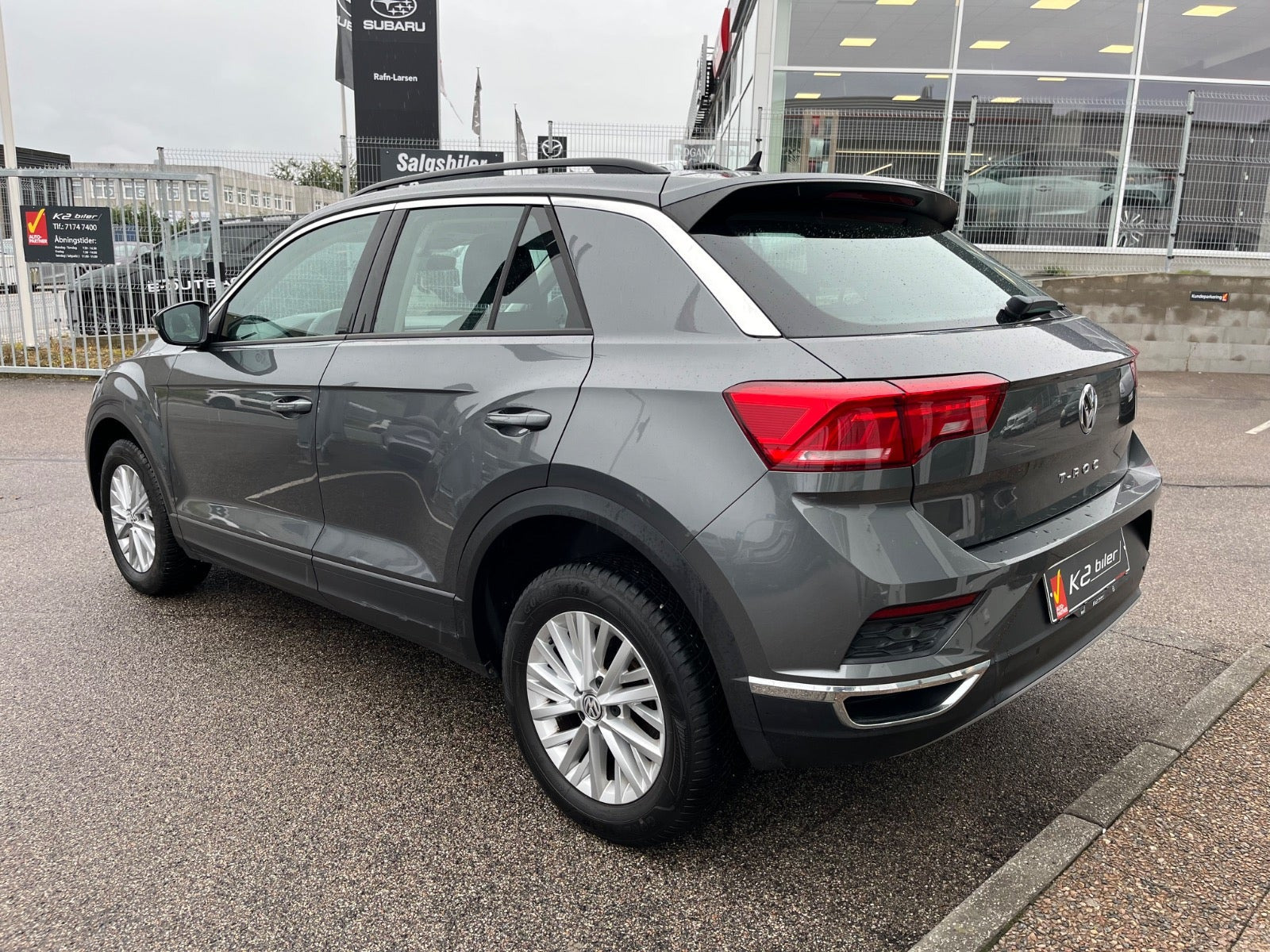 Grå VW T-Roc fra 2020
