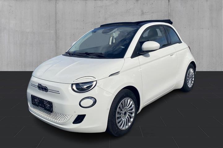 Hvid Fiat 500e fra 2023