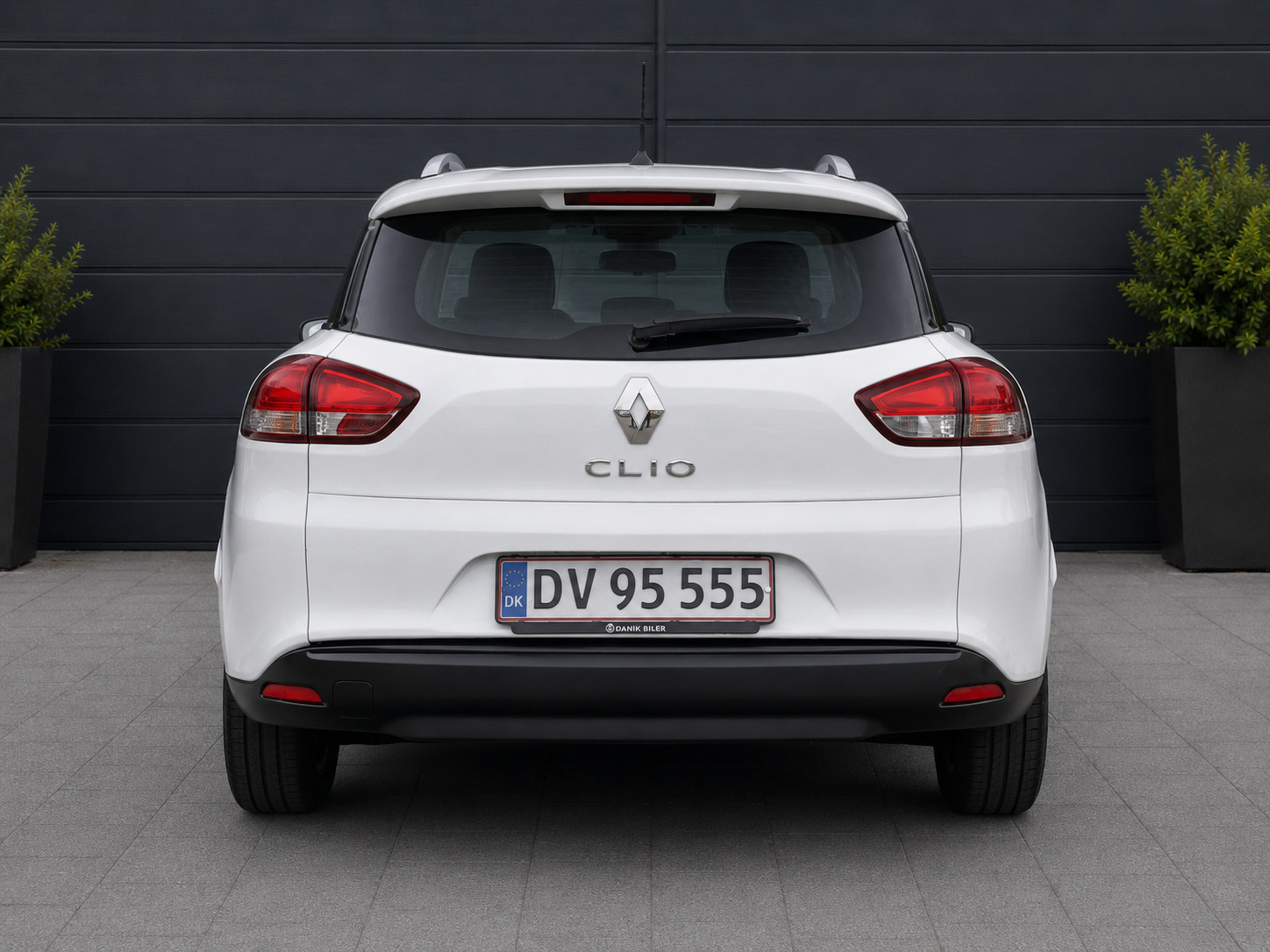 Hvid Renault Clio IV fra 2018