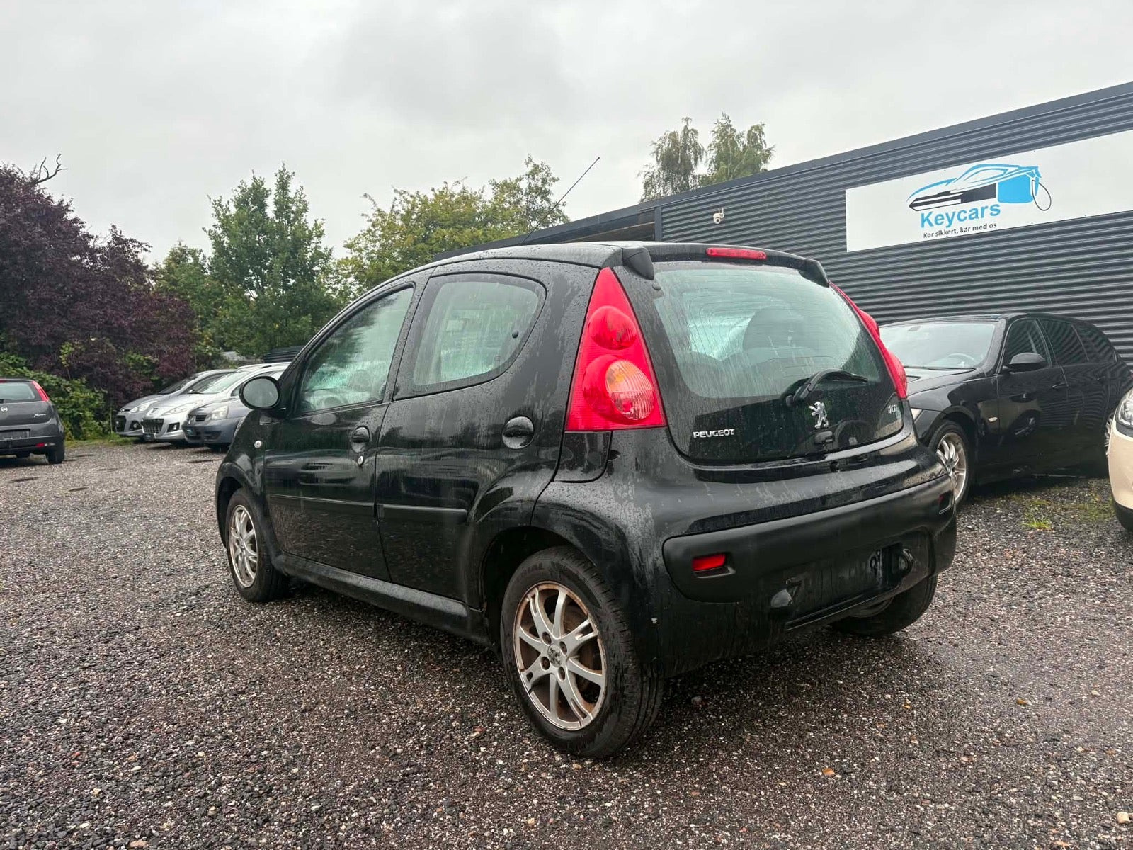Sort Peugeot 107 fra 2008