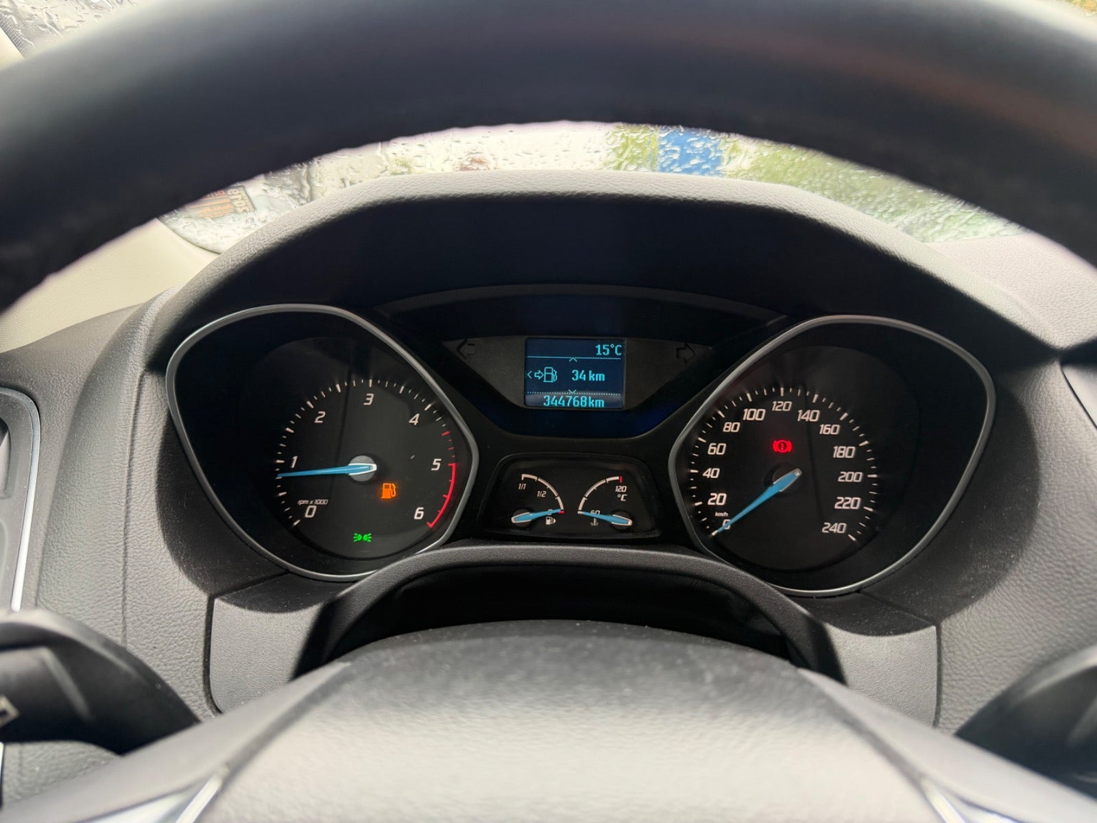 Grøn Ford Focus fra 2011
