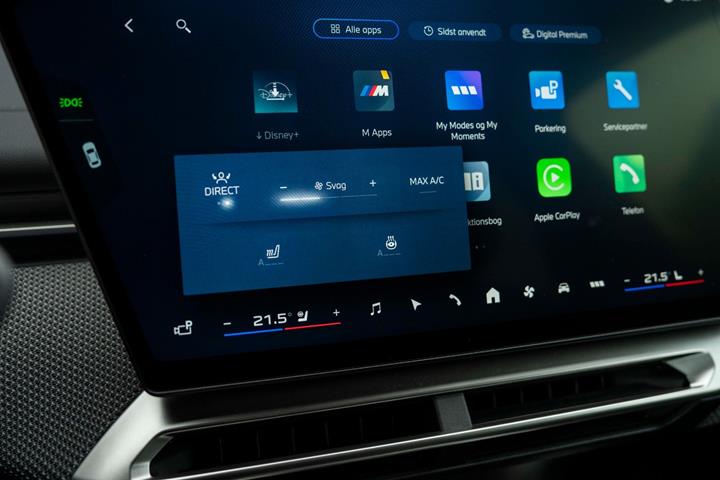 Blå BMW iX3 fra 2026