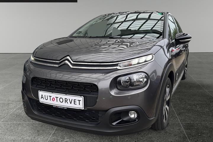 Grå Citroën C3 fra 2020 set udefra