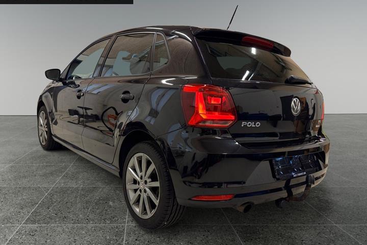 Sort VW Polo fra 2015