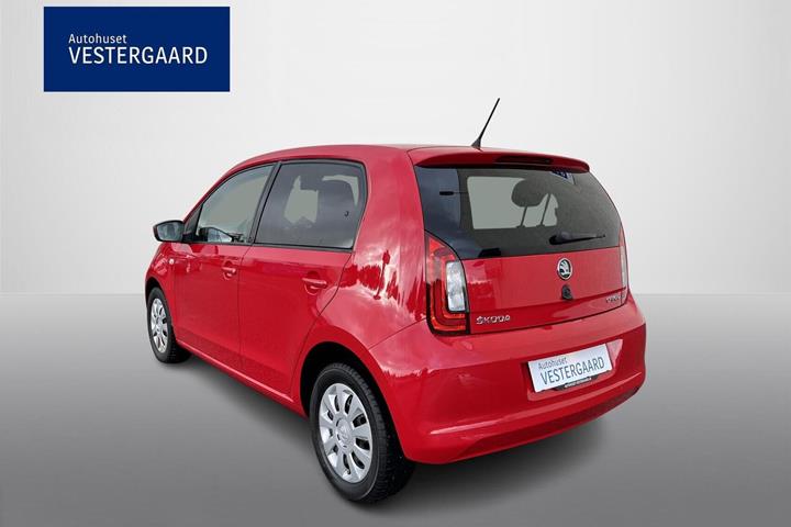 Rød Skoda Citigo fra 2019