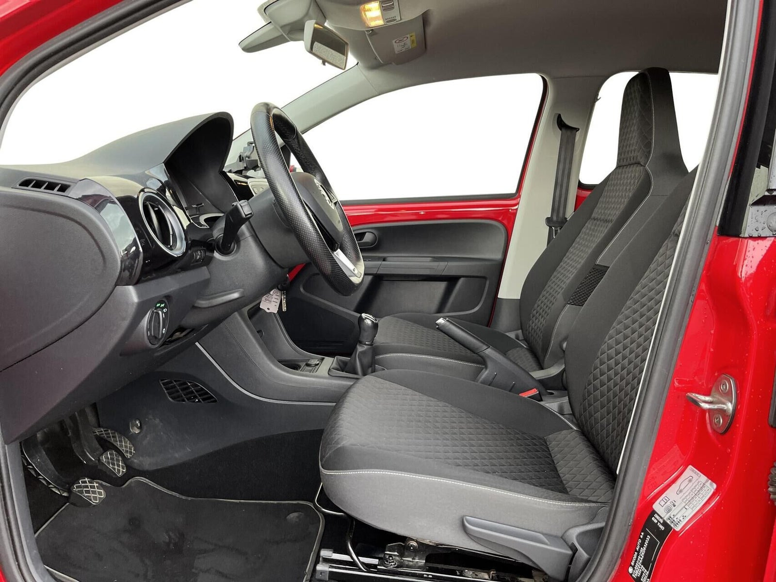 Rød Skoda Citigo fra 2019