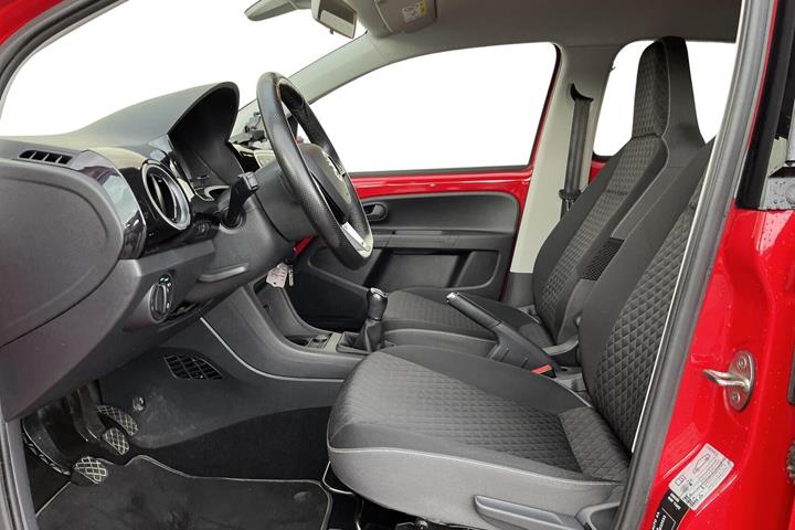 Rød Skoda Citigo fra 2019