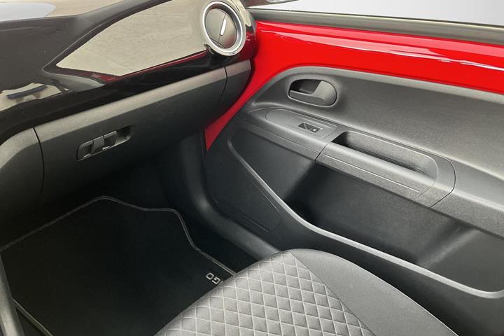 Rød Skoda Citigo fra 2019