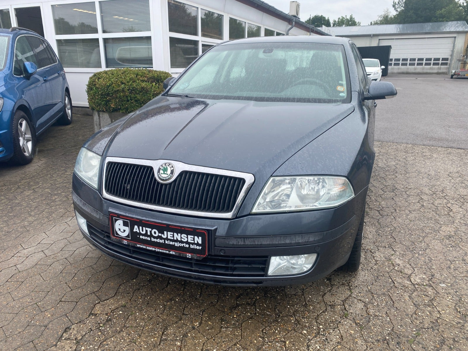 Grå Skoda Octavia fra 2007