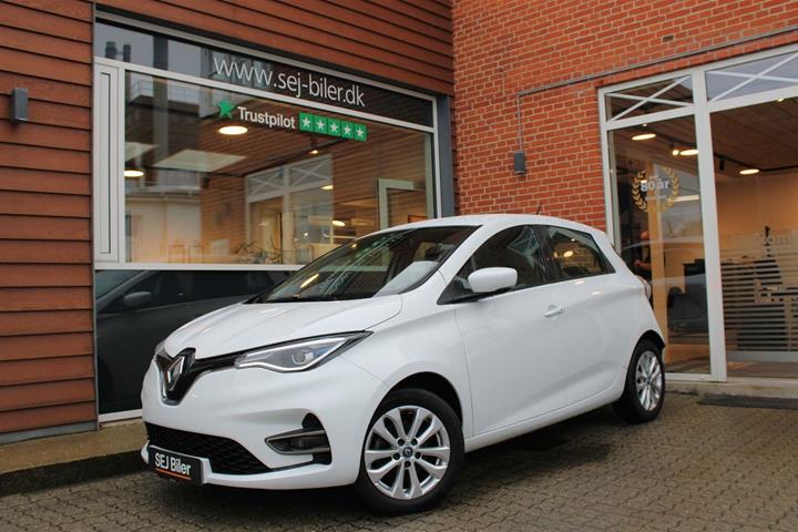 Hvid Renault Zoe fra 2019