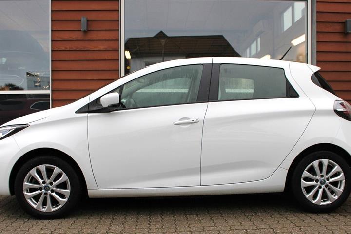 Hvid Renault Zoe fra 2019