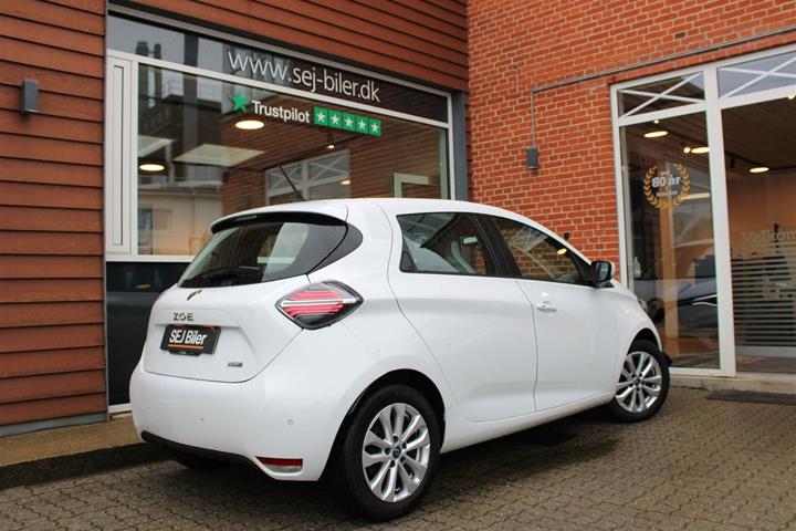 Hvid Renault Zoe fra 2019