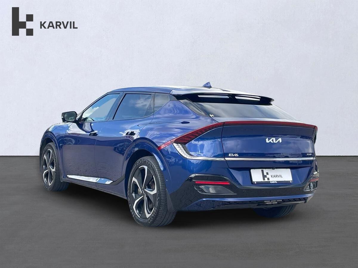 Blå Kia EV6 fra 2023