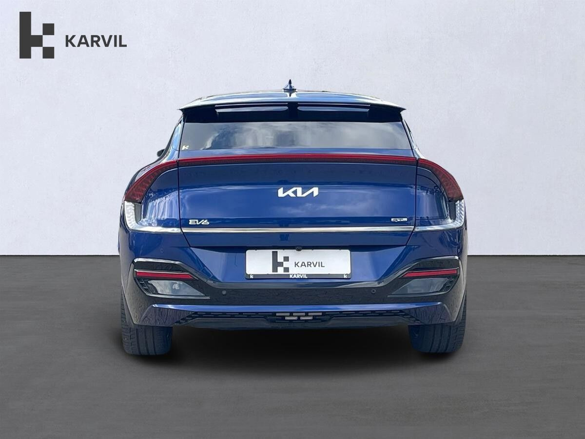 Blå Kia EV6 fra 2023