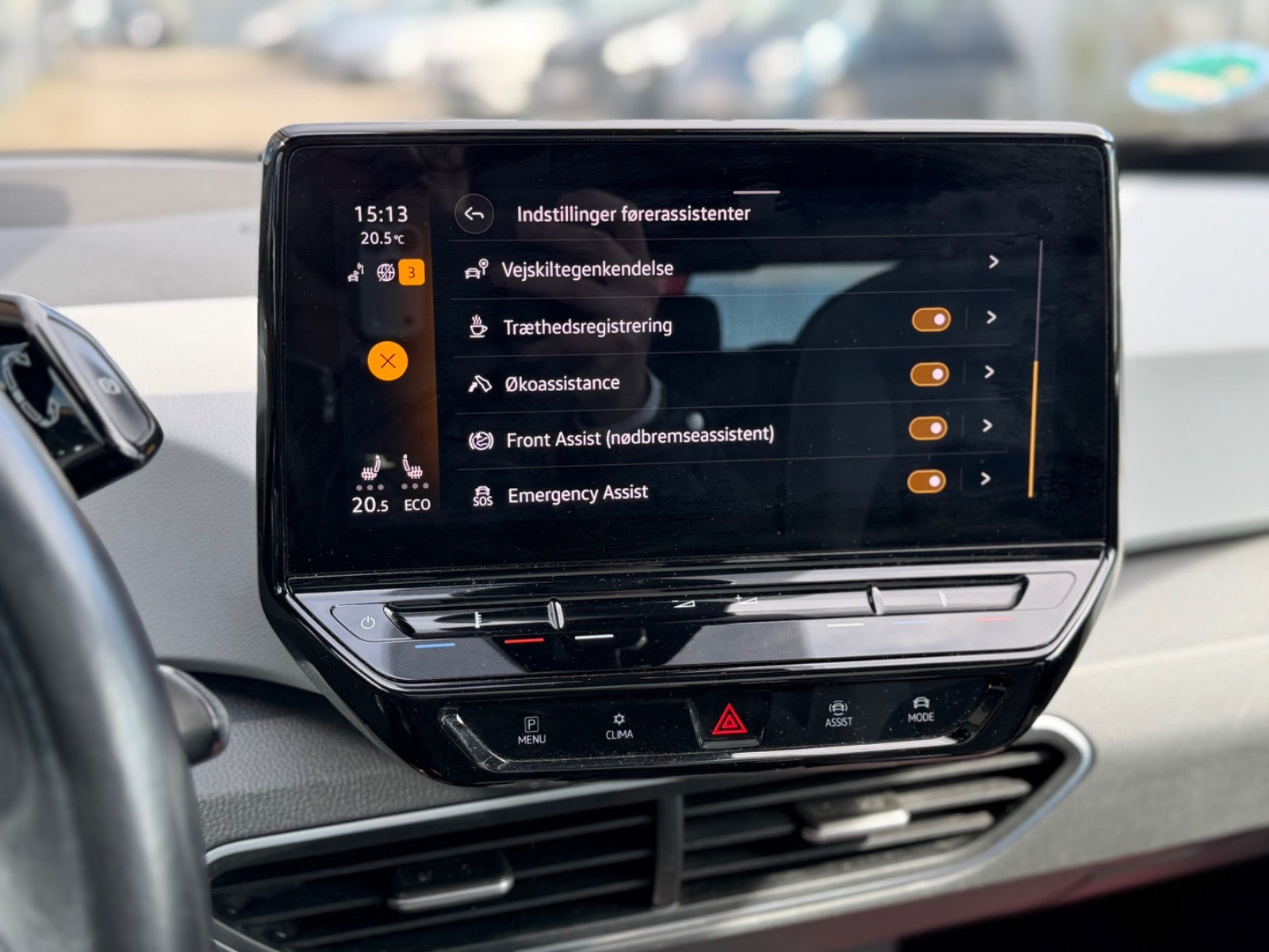Grå VW ID.3 fra 2021