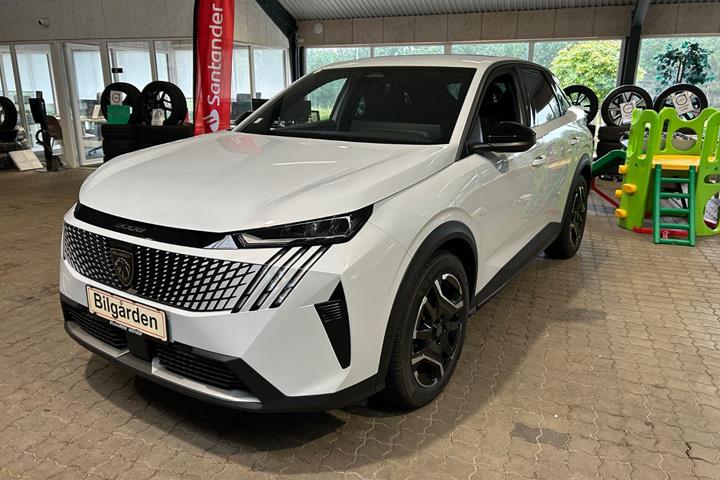 Hvid Peugeot e-3008 fra 2025