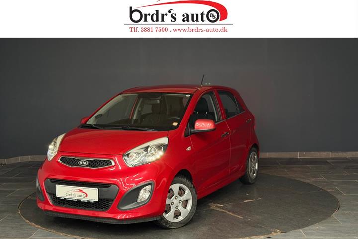 Rød Kia Picanto fra 2011