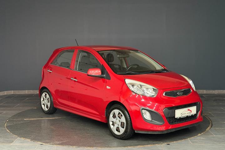 Rød Kia Picanto fra 2011