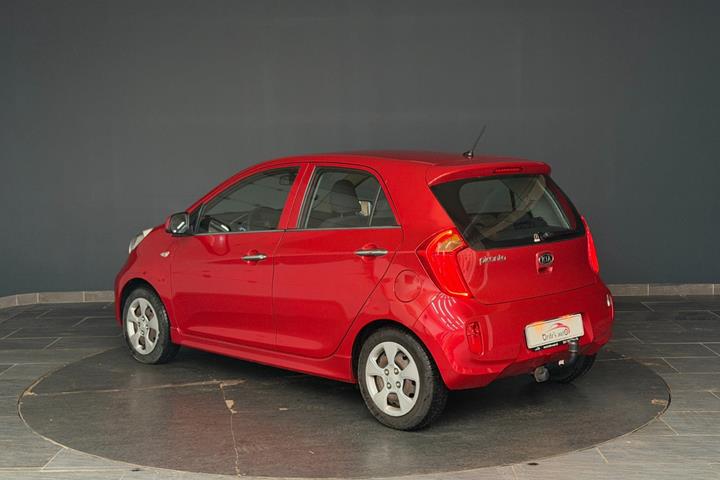 Rød Kia Picanto fra 2011