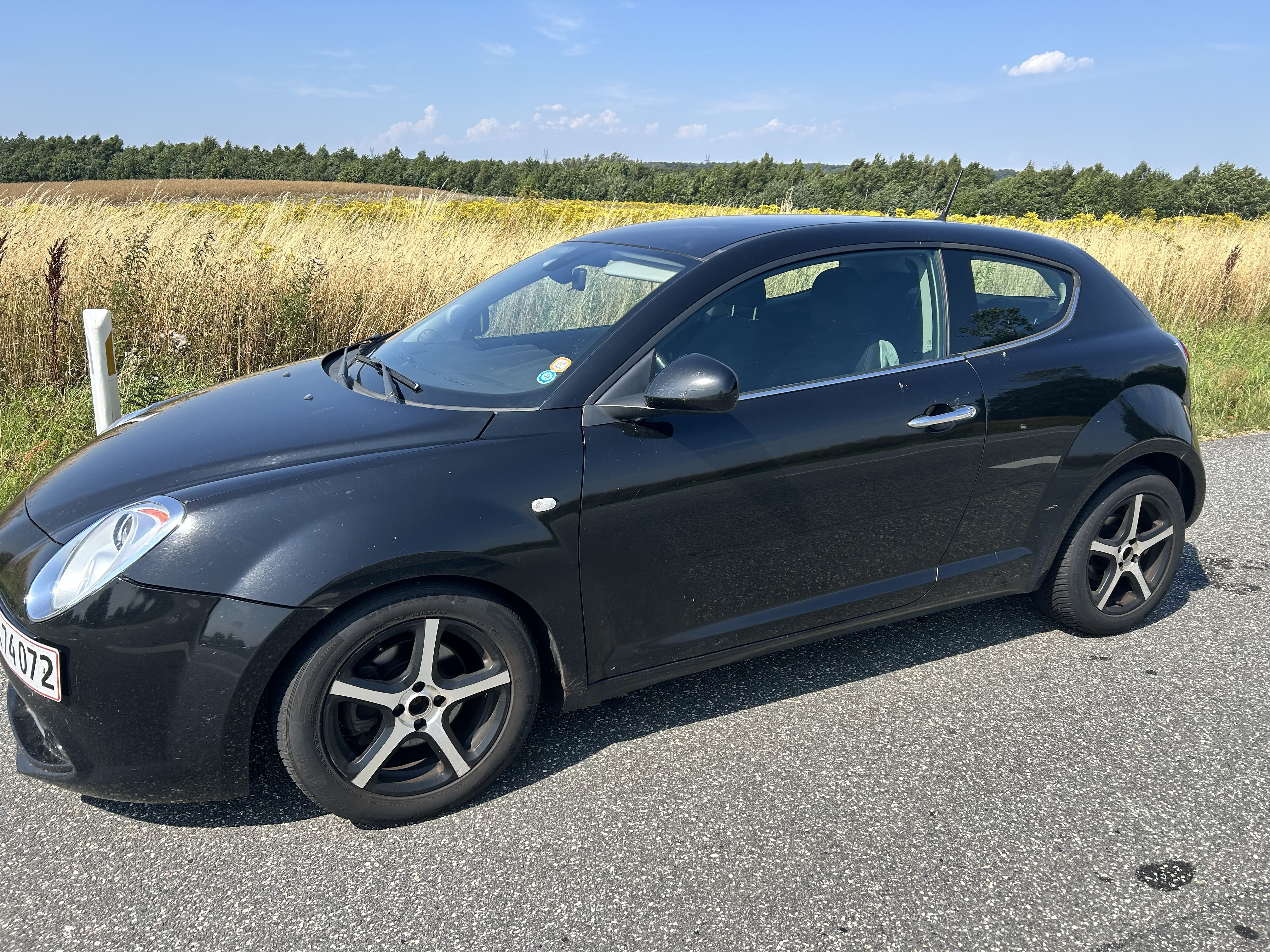 Sort Alfa Romeo MiTo fra 2010