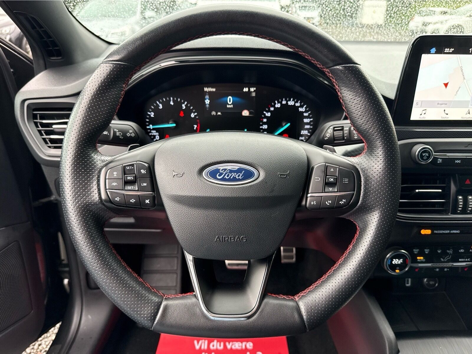Sort Ford Focus fra 2019