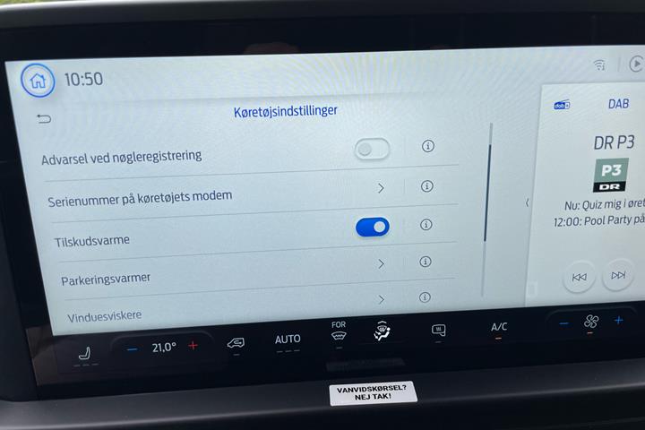 Hvid Ford Transit Custom fra 2024