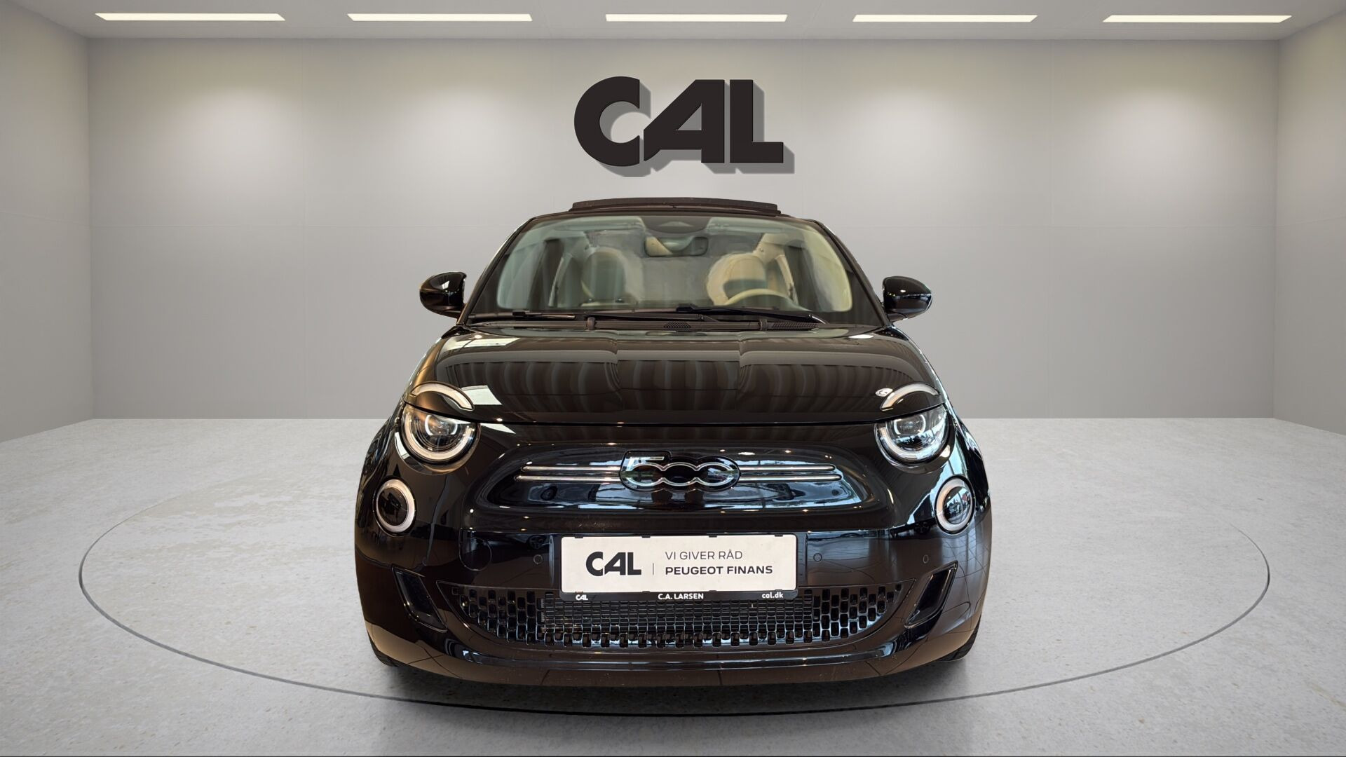 Sort Fiat 500e fra 2024