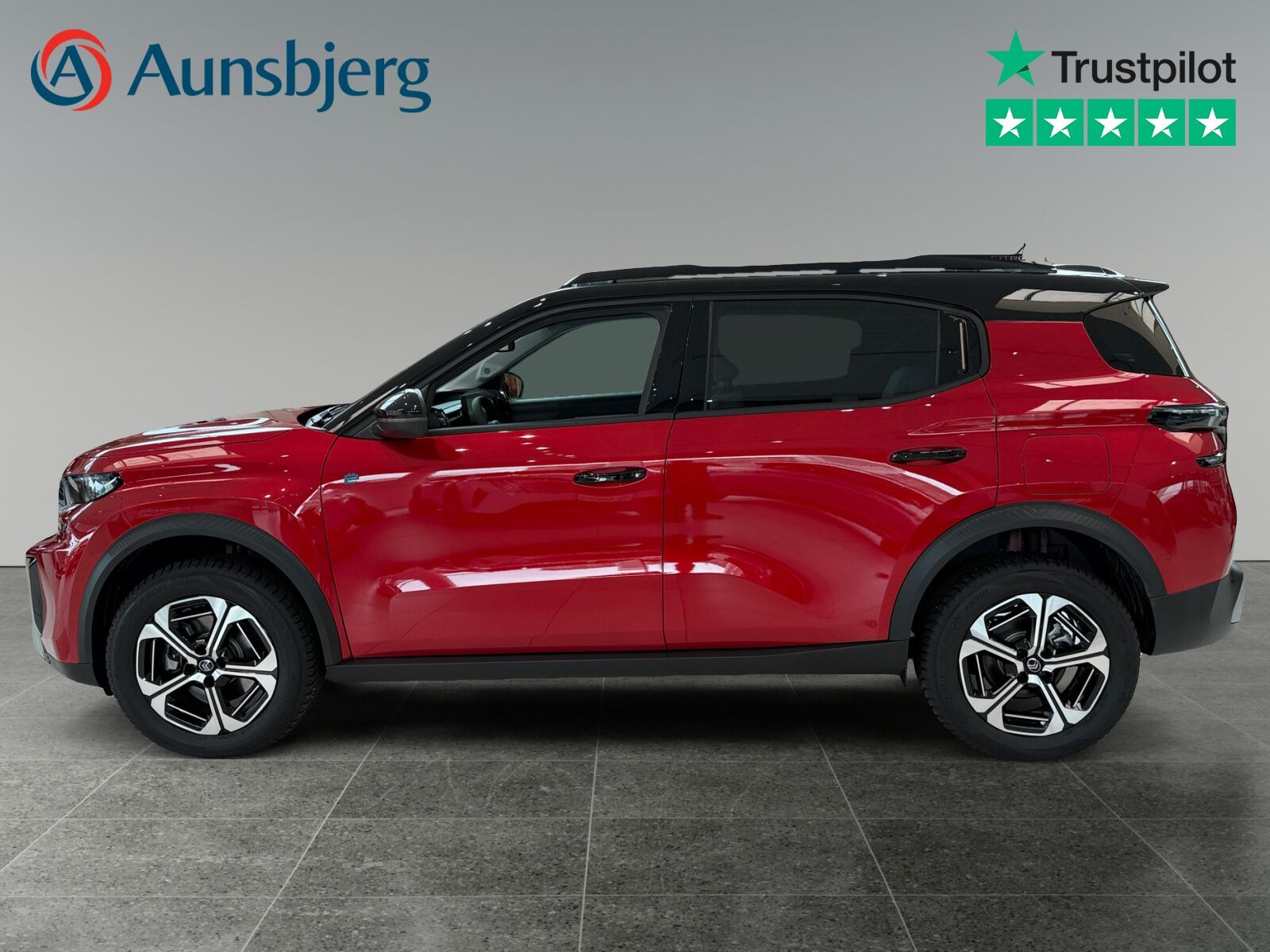Rød Citroën e-C3 Aircross fra 2025