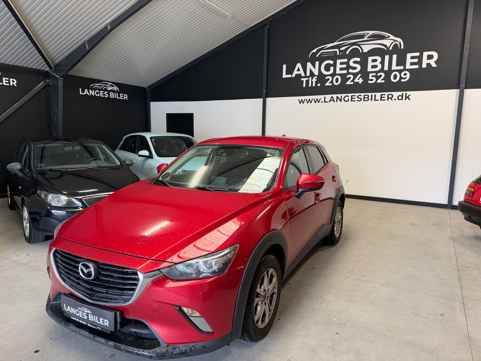 Rød Mazda CX-3 fra 2015