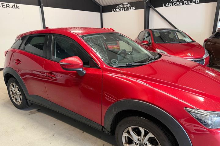 Rød Mazda CX-3 fra 2015
