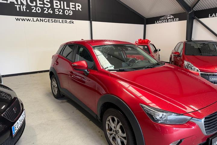 Rød Mazda CX-3 fra 2015